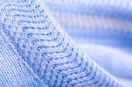 面料暖蓝毛衣纺织材料质感