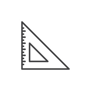 设置正方形线条图标轮廓矢量符号线性样式象形文字隔离在白色上。 符号标志插图。 可编辑笔画。 像素完美矢量图形