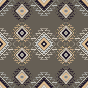 民族博霍无缝模式。 传统的装饰品。 部落模式。 民间主题。 可用于壁纸纺织邀请卡包裹网页背景。