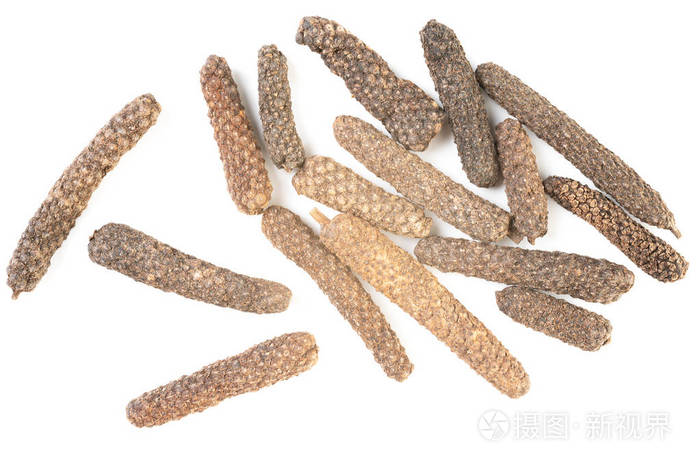 在白色背景查出的爪哇长胡椒照片 正版商用图片1byq 摄图新视界 在白色背景查出的爪哇长胡椒照片 正版商用图片1byq 摄图新视界