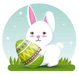 兔子与复活节彩蛋装饰事件