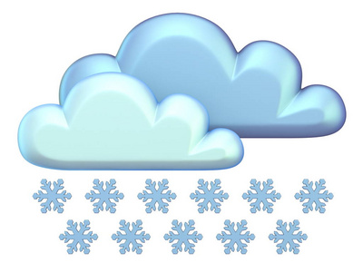 下雪天气图标图片