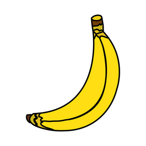 香蕉新鲜水果图标