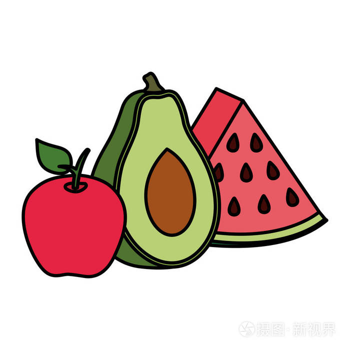 新鲜水果和蔬菜