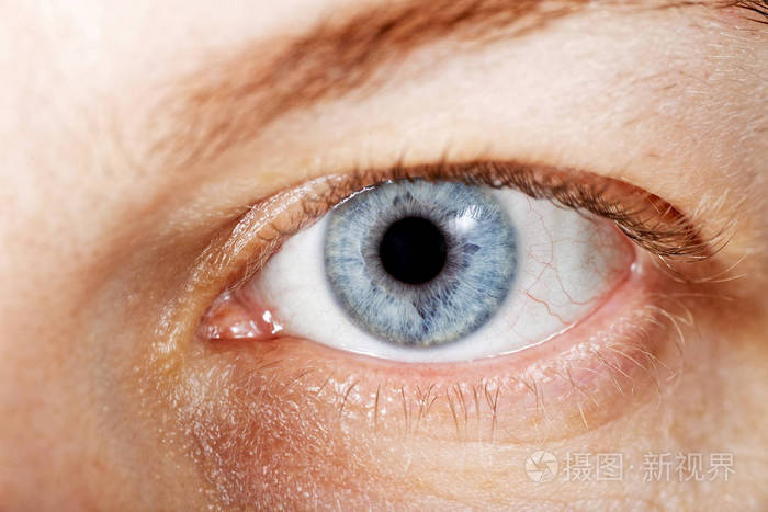 开阔人眼宏观细节照片