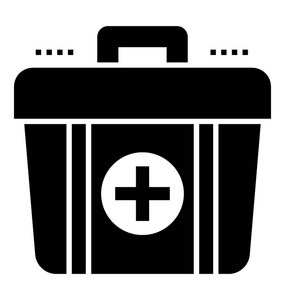 急救箱医药箱字形图标设计