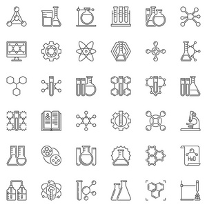 矢量化学符号照片