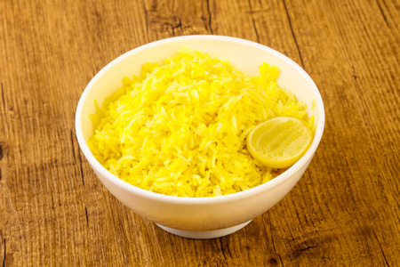 印度传统美食黄米，石灰