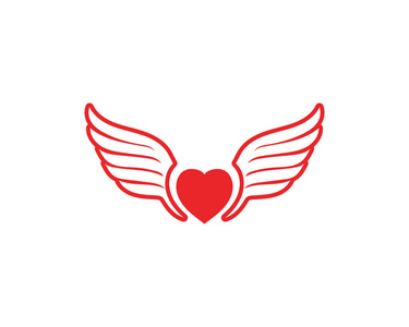 爱翼标志和符号矢量模板图标图片