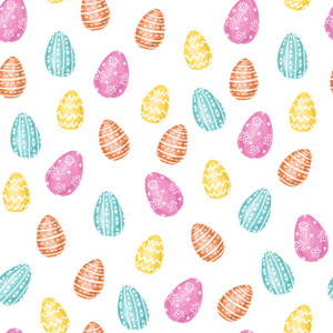 复活节鸡蛋纹理图案