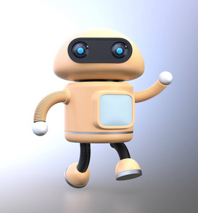 机器人互动图片