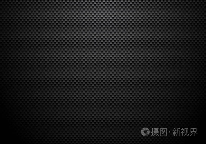 碳纤维背景和纹理与照明.用于汽车调谐或服务的材料壁纸.矢量图