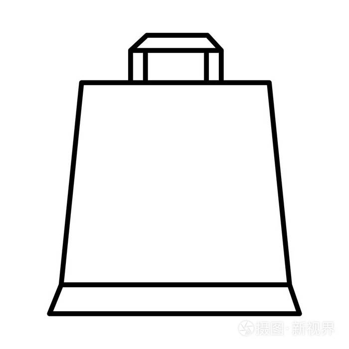 在白色背景上的购物袋插画-正版商用图片185tpk-摄图新视界