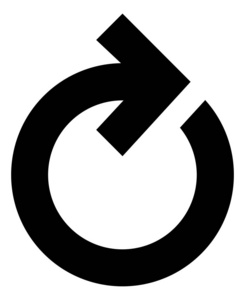 右旋转箭头图标图片