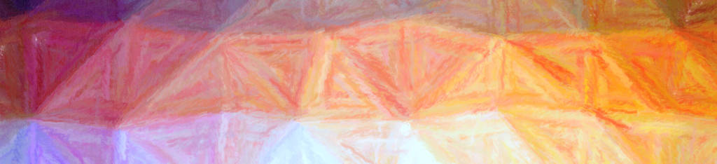 橙色长笔画粘贴背景的抽象插图。