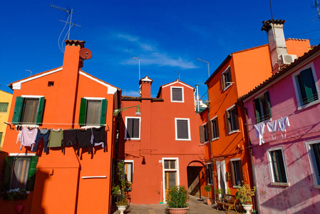 s houses, in Venice, Italy