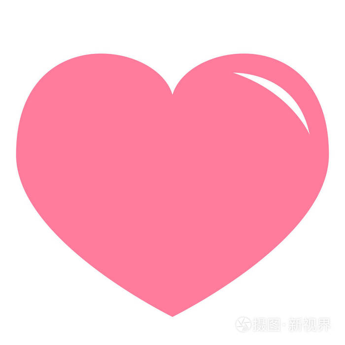 快乐情人节标志符号简单模板. 可爱的图形物体. 爱的贺卡.