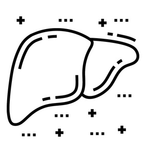肝脏的矢量图标图片-肝脏的矢量图标素材-肝脏的矢量图标插画-摄图新