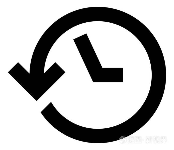 历史过去事件向量图标
