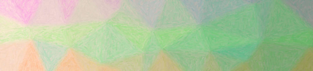 绿色Impasto背景的抽象插图。