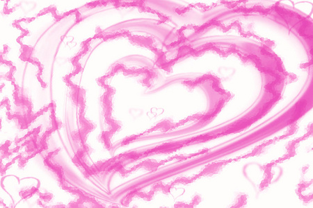 粉红色的心抽象的背景