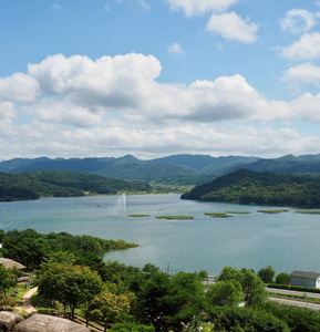 韩国昌居大冲湖风光