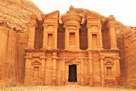  decorative temple built in a rock