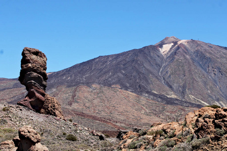 泰德山是加那利群岛特内里费的一座火山.它的3，718米峰顶是西班牙的最高点，也是大西洋岛屿海拔最高的点。与海德国家公园一起被命名