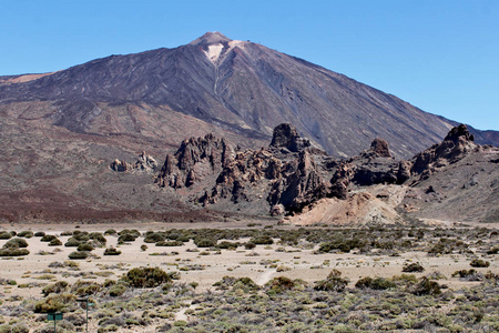 蒂德山是加那利群岛特内里夫的一座火山。 它的3718米峰顶是西班牙的最高点，也是大西洋群岛海拔最高的点。 与蒂德国家公园一起被命