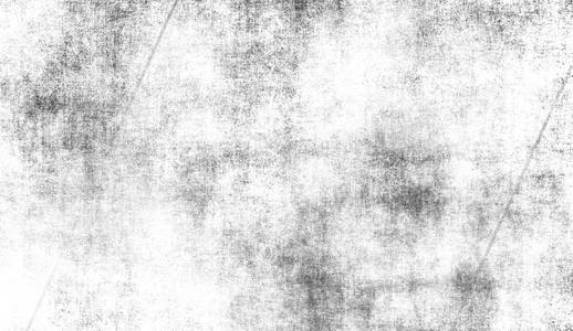 白色纹理的划痕芯片擦伤污垢在旧的老化表面。 隔离在背景空间的文本