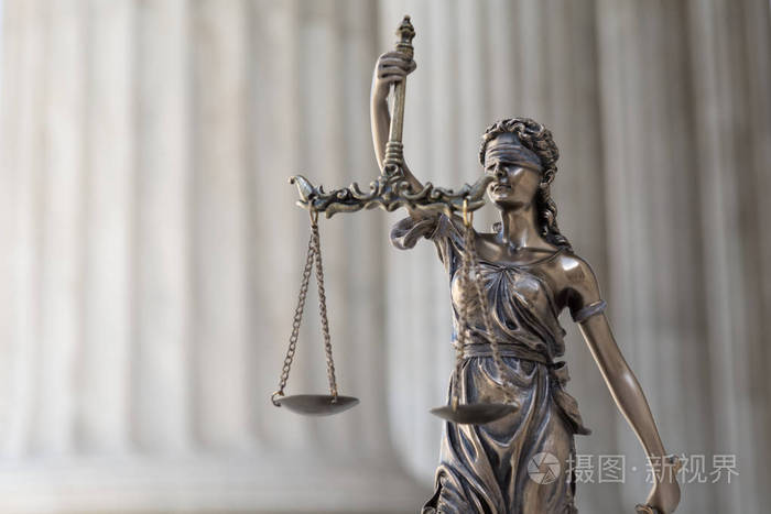 被蒙住眼睛的正义眼睛的正义女神-the justitia-反对离子秩序-柱廊