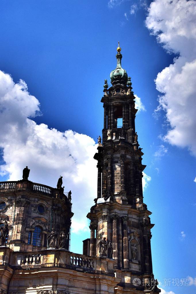 德累斯顿东德萨克森州的首都. 欧洲. 德国. 城市建筑. 夏天. 2018.