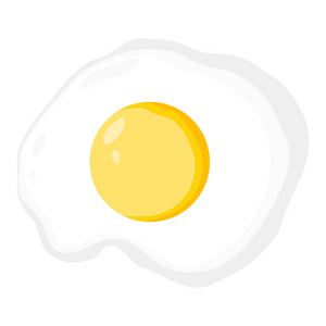 向量被查出的蛋在白色背景被隔绝
