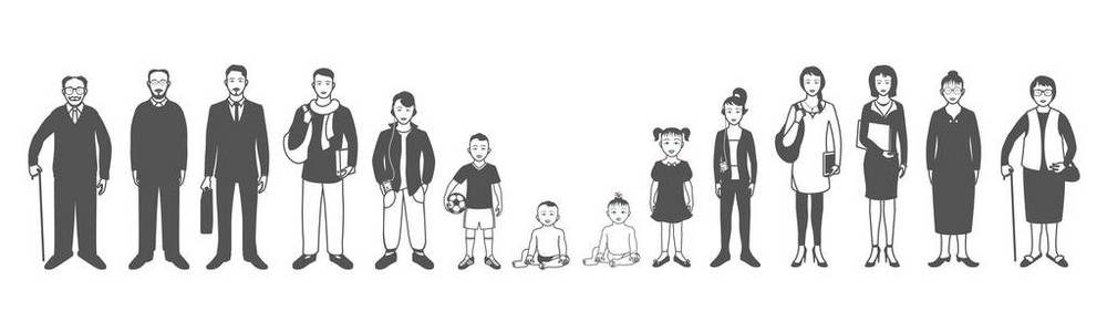 从婴儿到少年图片