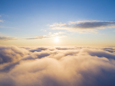 s eye view. Aerial top view cloudscape. Texture of clouds. View 