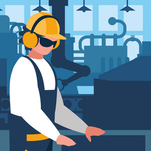 成人产业工厂性质的产业工人照片