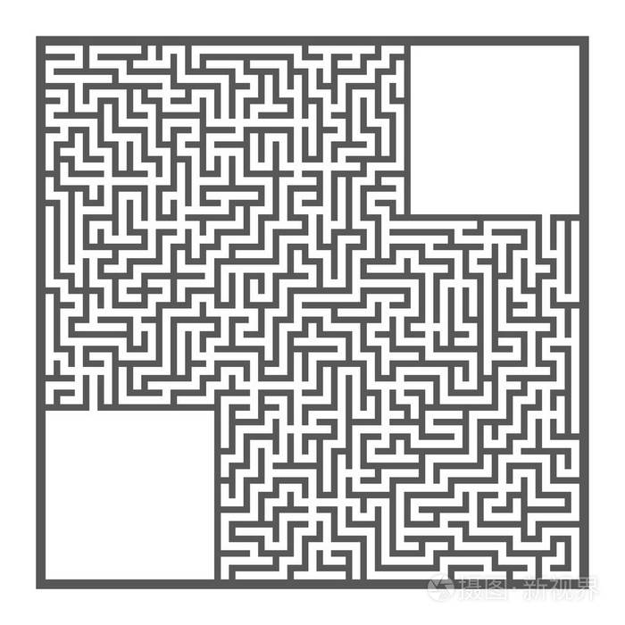 儿童和成年人的游戏. 儿童拼图. 迷宫难题.