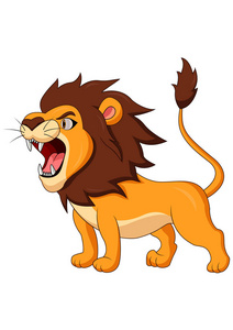 动漫咆哮的狮子图片-动漫咆哮的狮子素材-动漫咆哮的狮子插画-摄图新