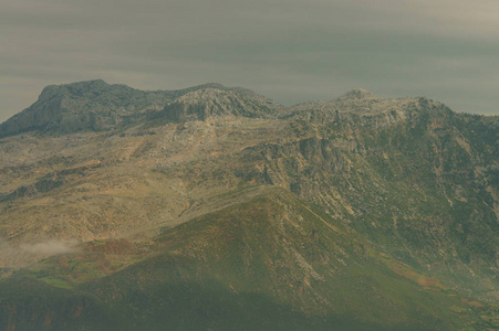 摩洛哥里夫山的典型景观