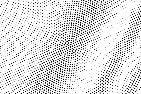 对角线虚线纹理. 中心点状梯度. 单色半色调覆盖卡通效果.