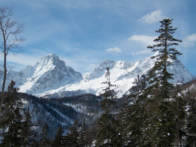 美丽的冬季兰斯凯特冒险小品在阿尔卑斯山