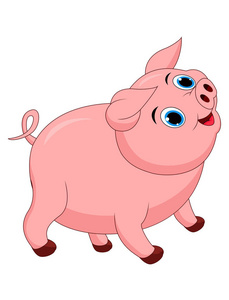 漫画猪图片