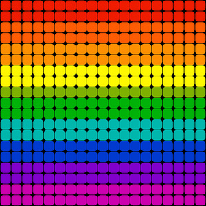 抽象方块背景。 光谱色