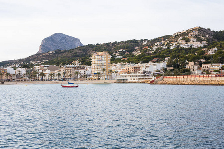 西班牙阿利坎特地中海的 javea xabia 村