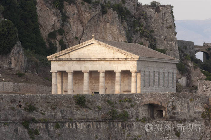 古拜占庭要塞在希腊的科孚岛Kerkyra，意思是一个概念