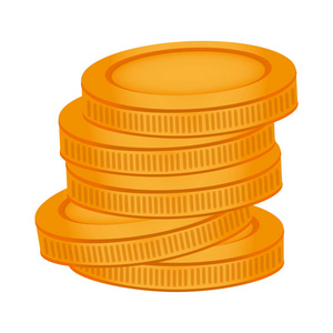 金属硬币经济货币图示