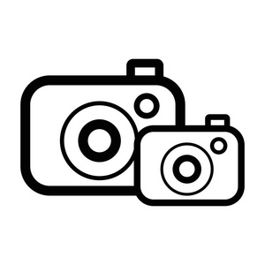 数码相机技术目标摄影矢量图图片