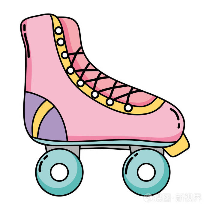 趣味轮滑鞋式插图