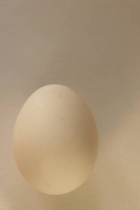 白色的蛋在白色背景。孤立的特写镜头