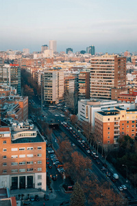 西班牙马德里法罗蒙科拉城市景观